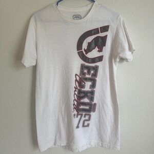Vintage Ecko Unltd size M White Short Sleeve T-Shirt Y2K